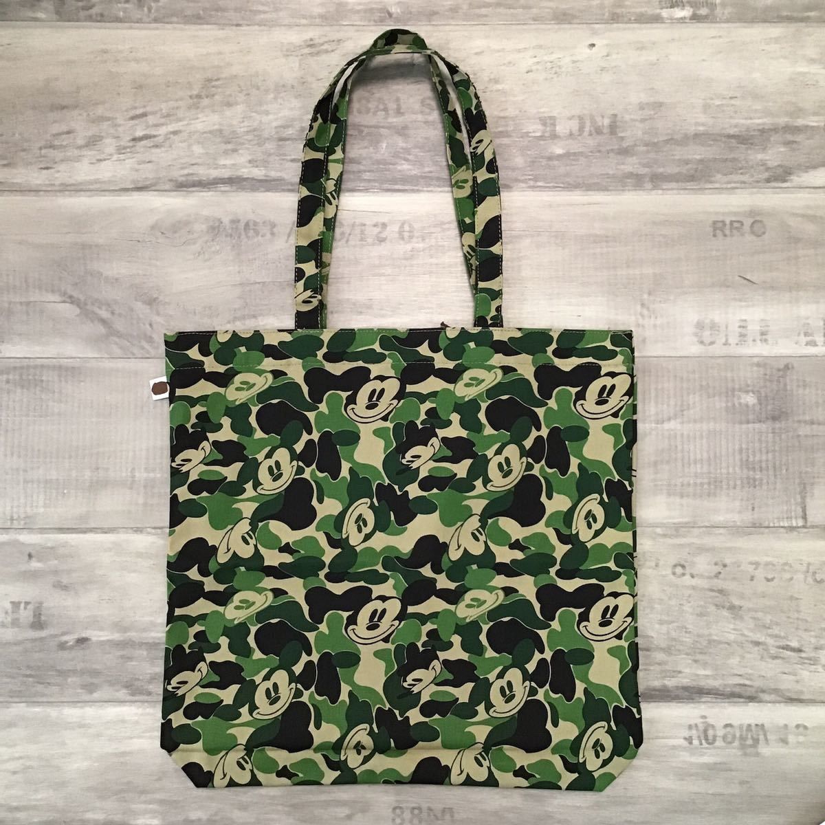 【ベアブリック】ミッキーマウス BAPE カモフラージュ