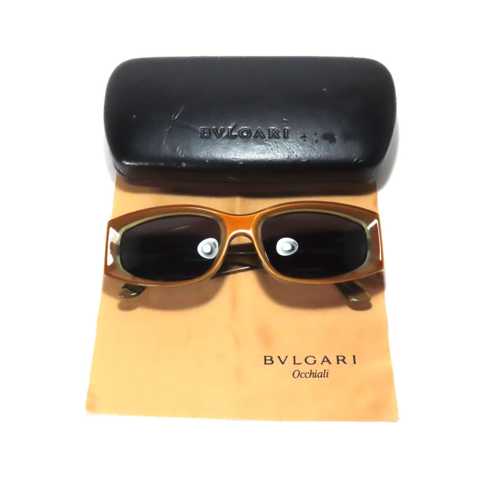 BVLGARI サングラス ケース付き　美品 美品 BVLGARI ブルガリ メンズ ユニセックス サングラス ケース
