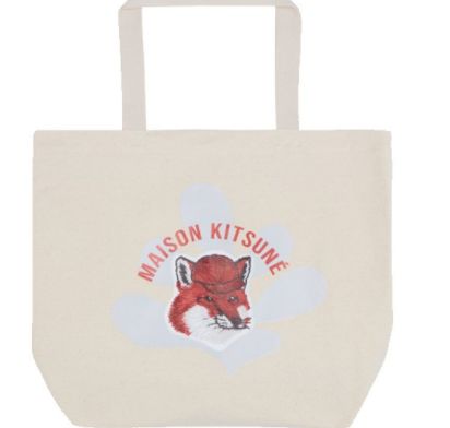 メゾンキツネ MAISON KITSUNE トートバッグ ベージュ メンズ 