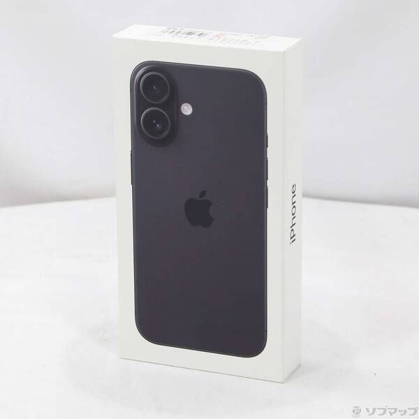 未使用 iPhone16 128 Black ブラック 新品未使用品SIMフリー 未使用品〕 未使用品 iPhone16 128GB ブラック MYDQ3J/A SIM