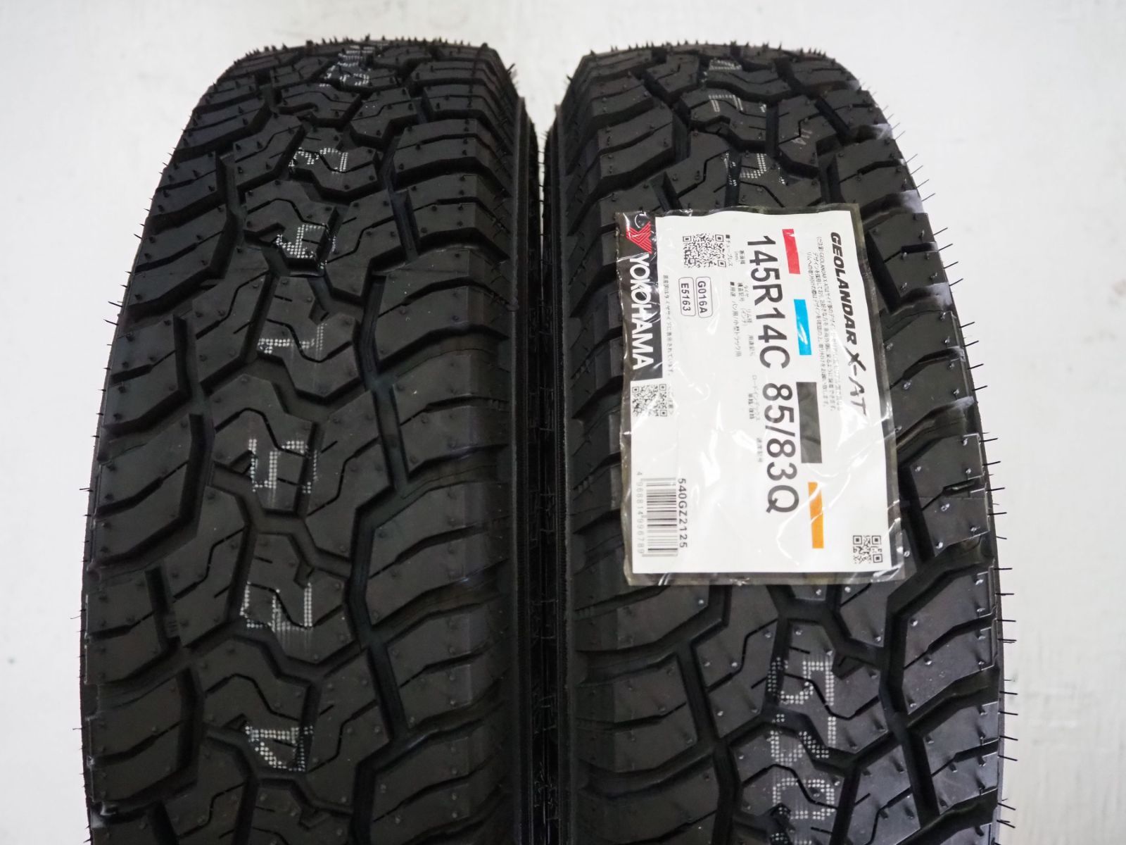 新品ヨコハマジオランダーXAT☆145R14ゴツゴツタイヤセット☆アゲトラ