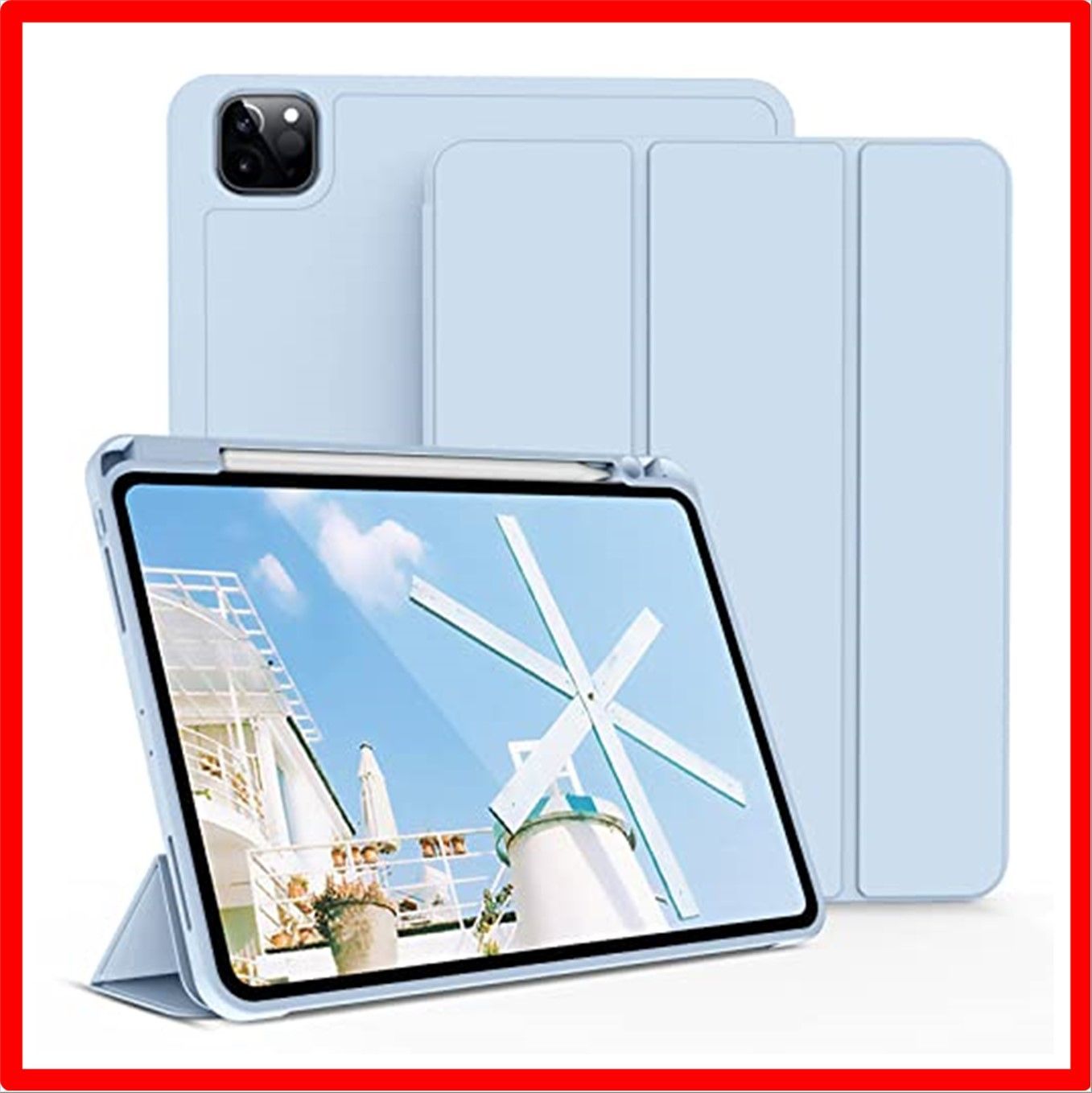 匿名配送】ライトブルー KenKe iPad Pro 11 ケース 第4/3/2世代 2022/2021/2020 iPad Pro 11インチ カバー  軽量 Marin メルカリ