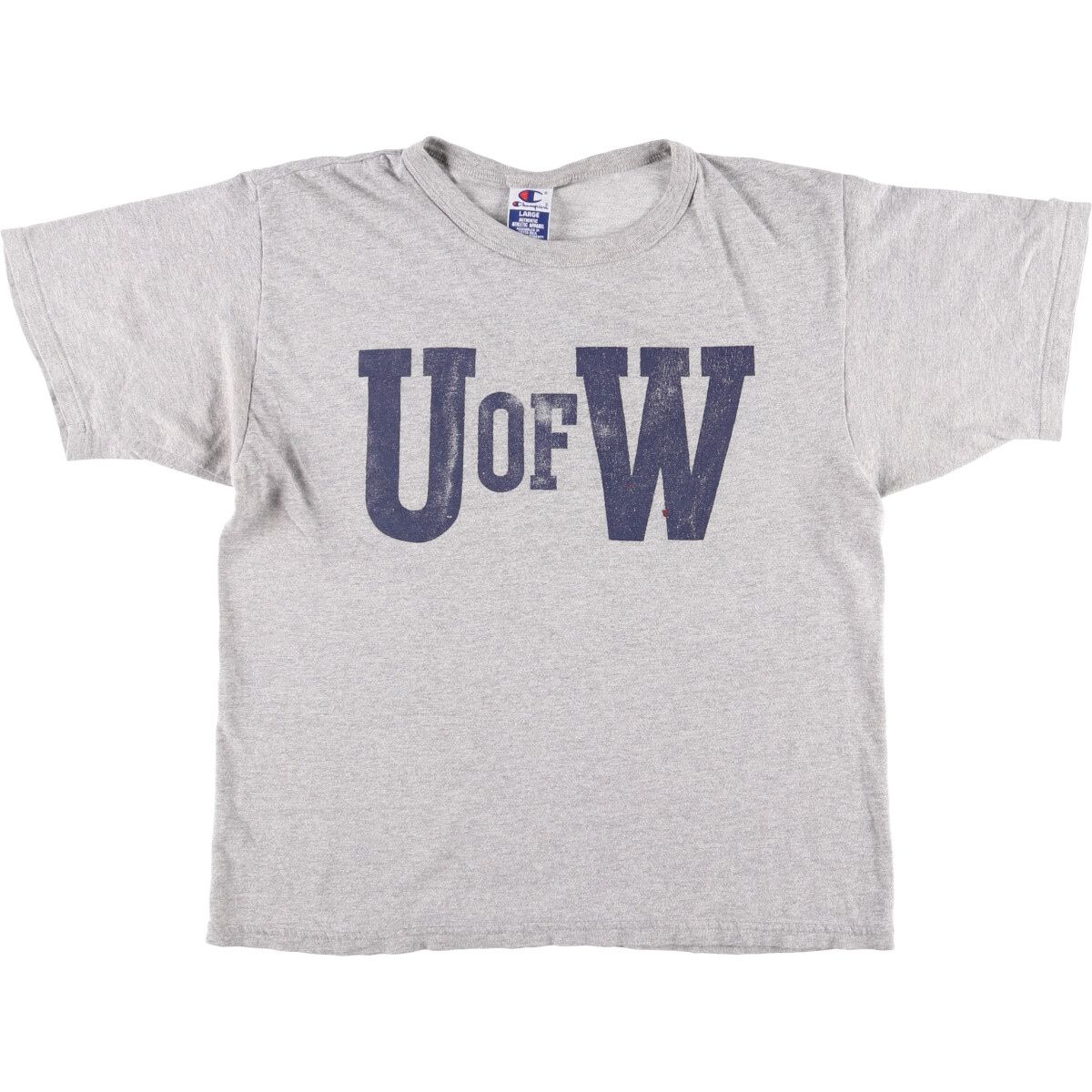古着 90年代 チャンピオン Champion AUTHENTIC ATHLETI APPAREL U OF W スポーツTシャツ メンズL相当 ヴィンテージ|eaa529185
