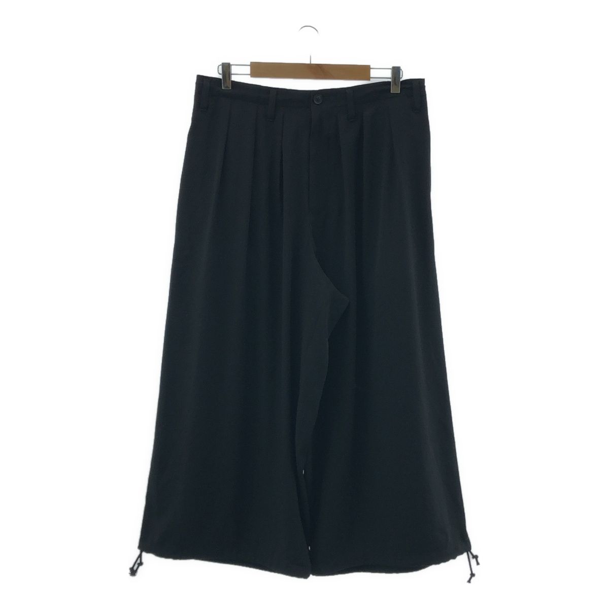 YOHJI YAMAMOTO POUR HOMME | ヨウジヤマモトプールオム | 2025SS | TA TUXEDO SLIM BALLON PANTS | タキシード バルーン パンツ | 2 | ブラック | メンズ