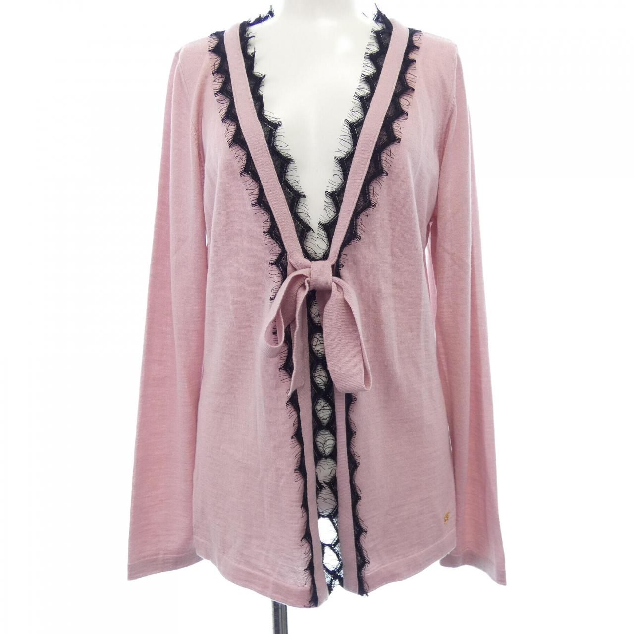 定価24万 ESCADA エスカーダ レース袖 ブラック カーディガン エスカーダ ESCADA カーディガン - メルカリ