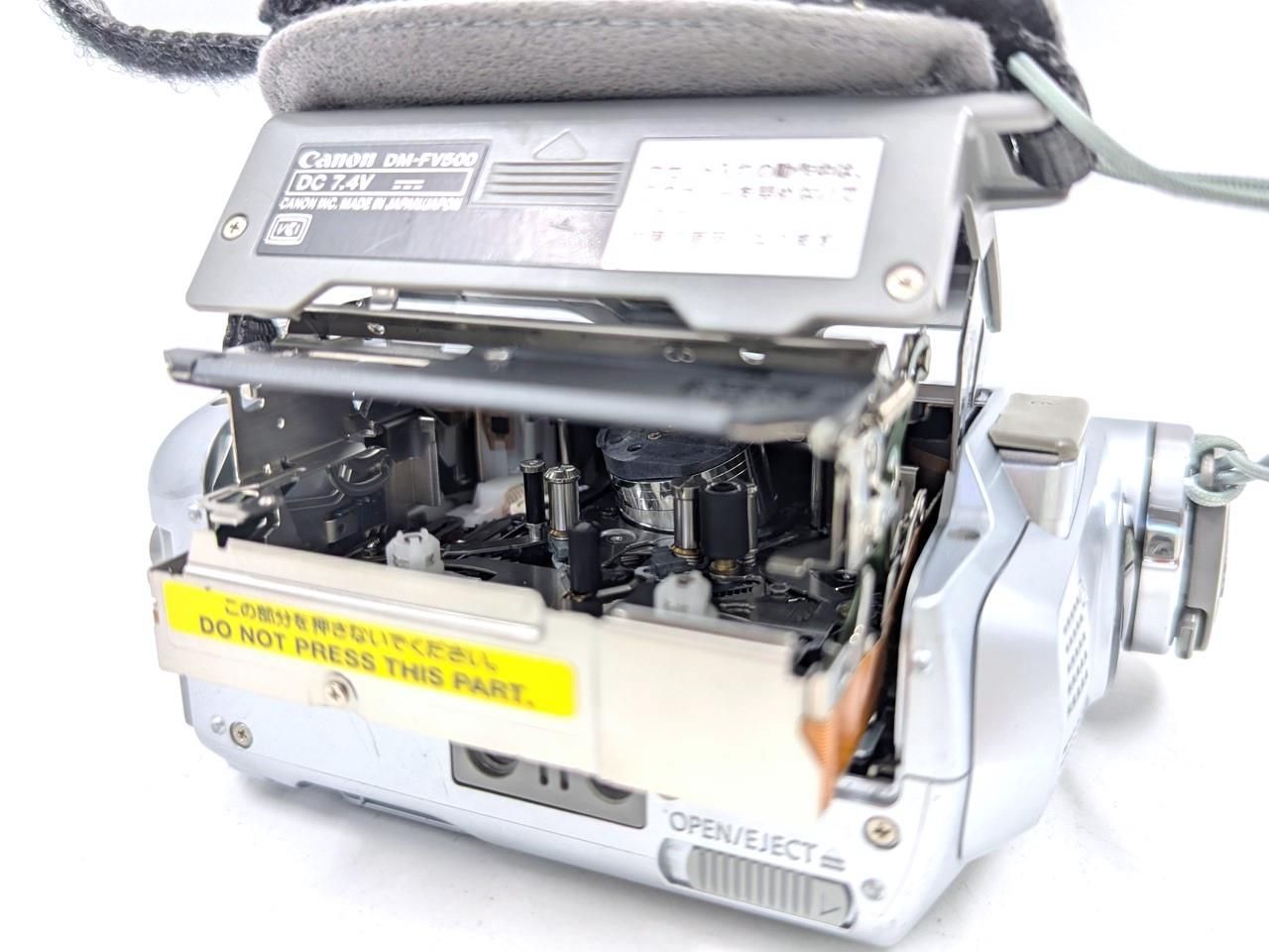  miniDVのダビングに Canon キャノン ビデオカメラ DM FV 500 7日間保証付き ビデオカメラ本体 ビデオカメラ