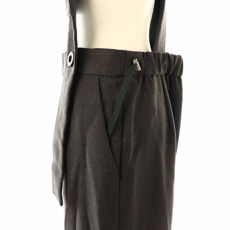 エンフォルド ENFOLD 25SS ワイドサロペット WIDE SALOPETTE ボトムス