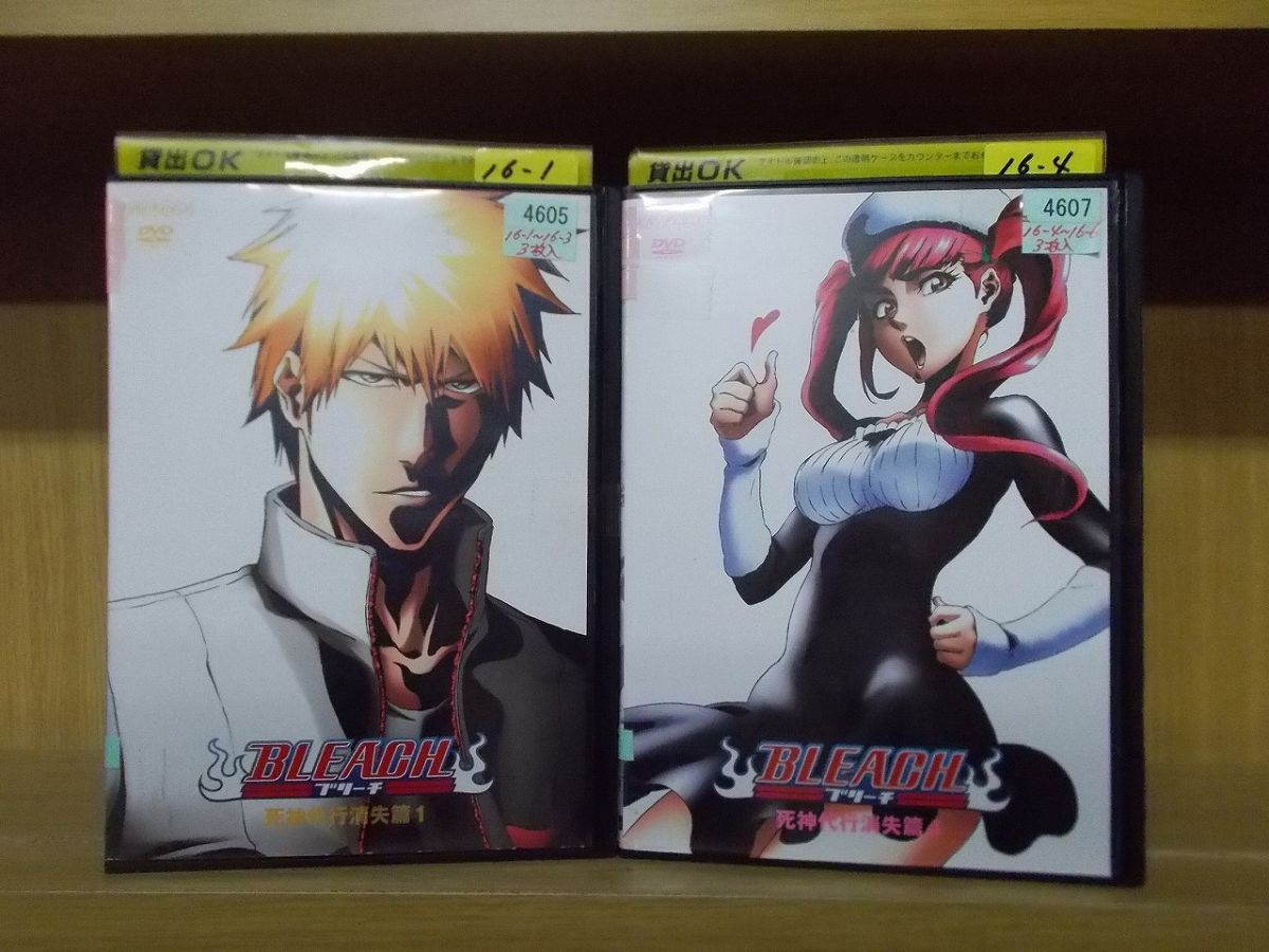 DVD BLEACH ブリーチ 死神代行消失篇 全6巻 ※ジャケット1、4巻のみ