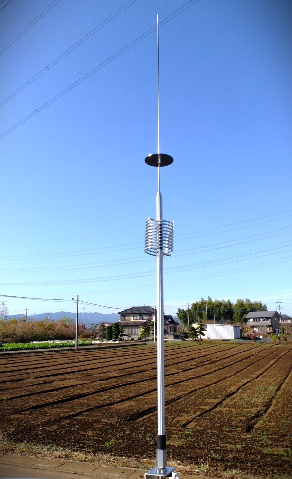 AM-HF★デコトラUFOアンテナ27-28MHz 1/4λ 耐圧2.0KW★ AM-HF コンパクト高性能！ ☆デコトラUFOアンテナ27-28MHz 1/4λ 耐圧
