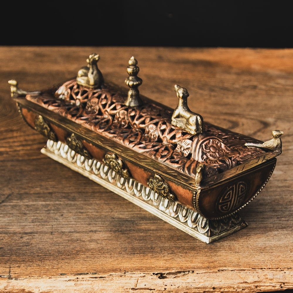 骨董品 茶釜 茶道具 唐獅子 香炉 火鉢 霰文様 置物 レトロ 鉄製 鉄器