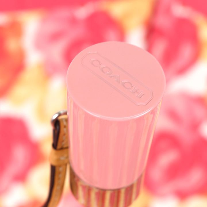 COACH 折りたたみ傘 花柄 ピンク 新品未使用品 コーチ COACH コーチ カサ COACH アウトレット ミニ アンブレラ