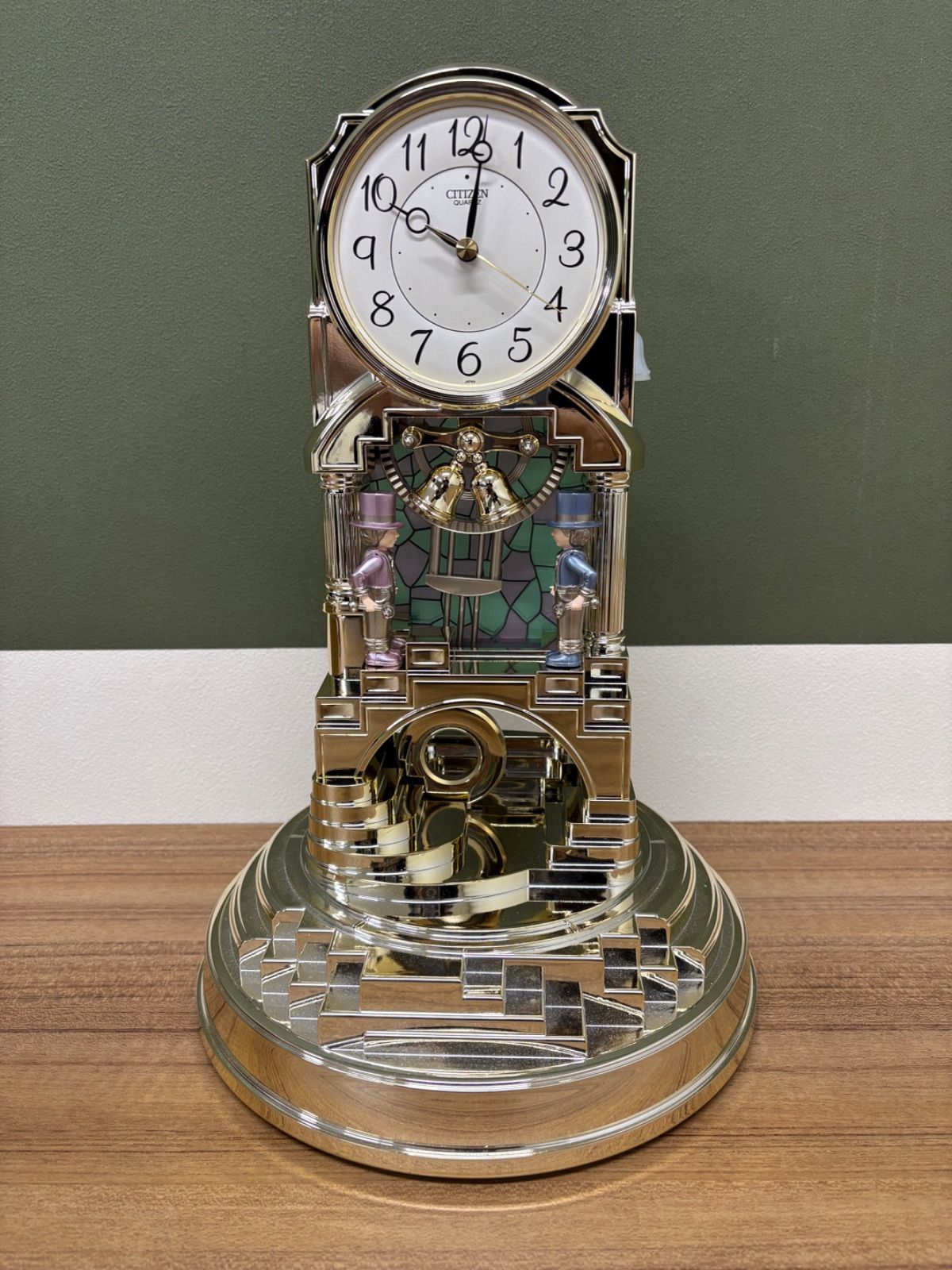 希少新品CITIZEN 電池振り子置き時計 昭和56年橋本時計店購入シチズン時計 女神降臨！！CITIZEN(シチズン）の振り子時計が入荷しました