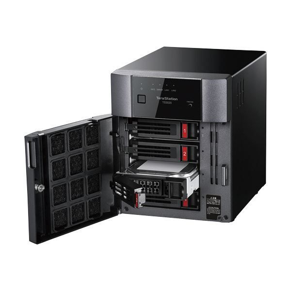 バッファロー TeraStationNAS専用HDD搭載 法人向けNAS ラックマウント 4ドライブ 4TB TS3420RN0404 1台 バッファロー TeraStationNAS専用HDD搭載 法人向けNAS デスクトップ
