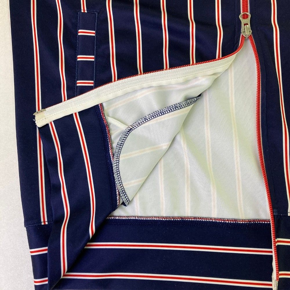 サイズ：L CALLAWAY キャロウェイ ジップジャケット ストライプ柄