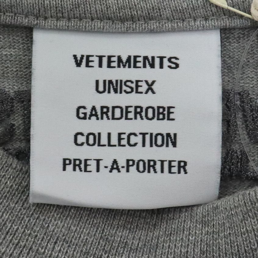 人気の福袋 オンラインショップ 新品、未使用 VETEMENTS ゴシックロゴ