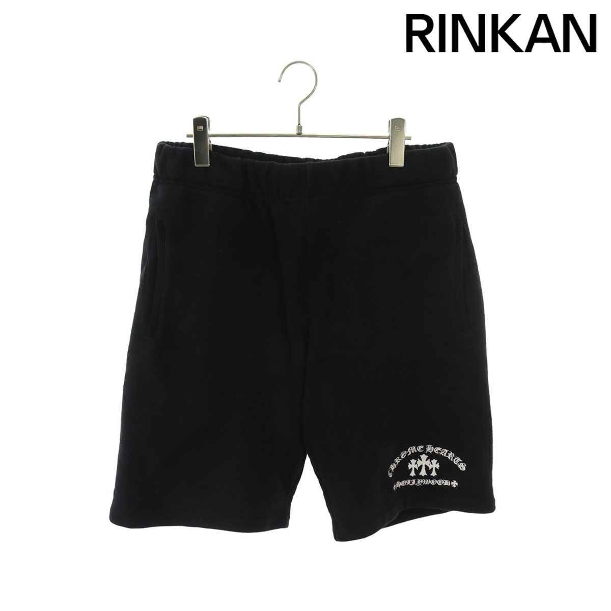 クロムハーツ Y NOT Cemetery Cross Sweat Shorts セメタリークロス 