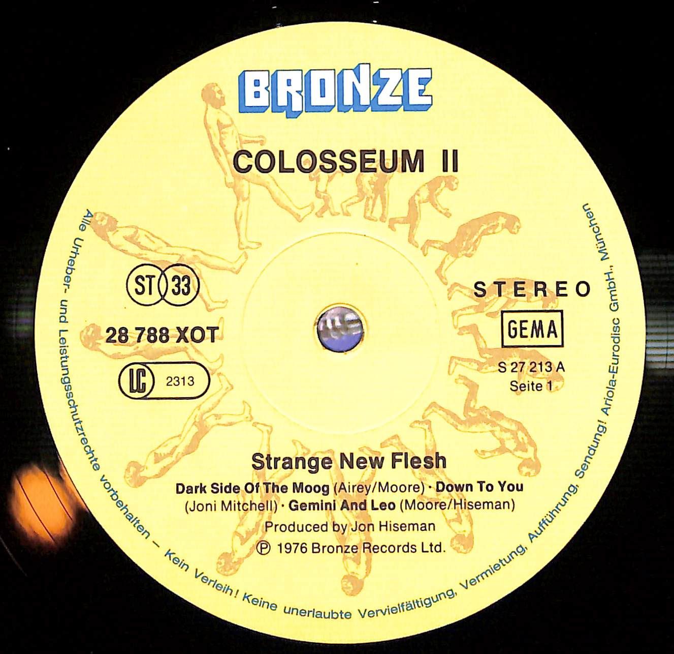 英LP】Colosseum II Strange New Flesh コロシアムII 28 788 XOT