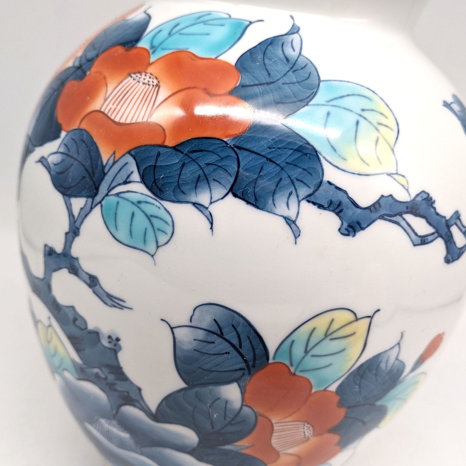 伊万里焼・鍋島焼・青山窯・花瓶・花器・フラワーべース・No.240120-07