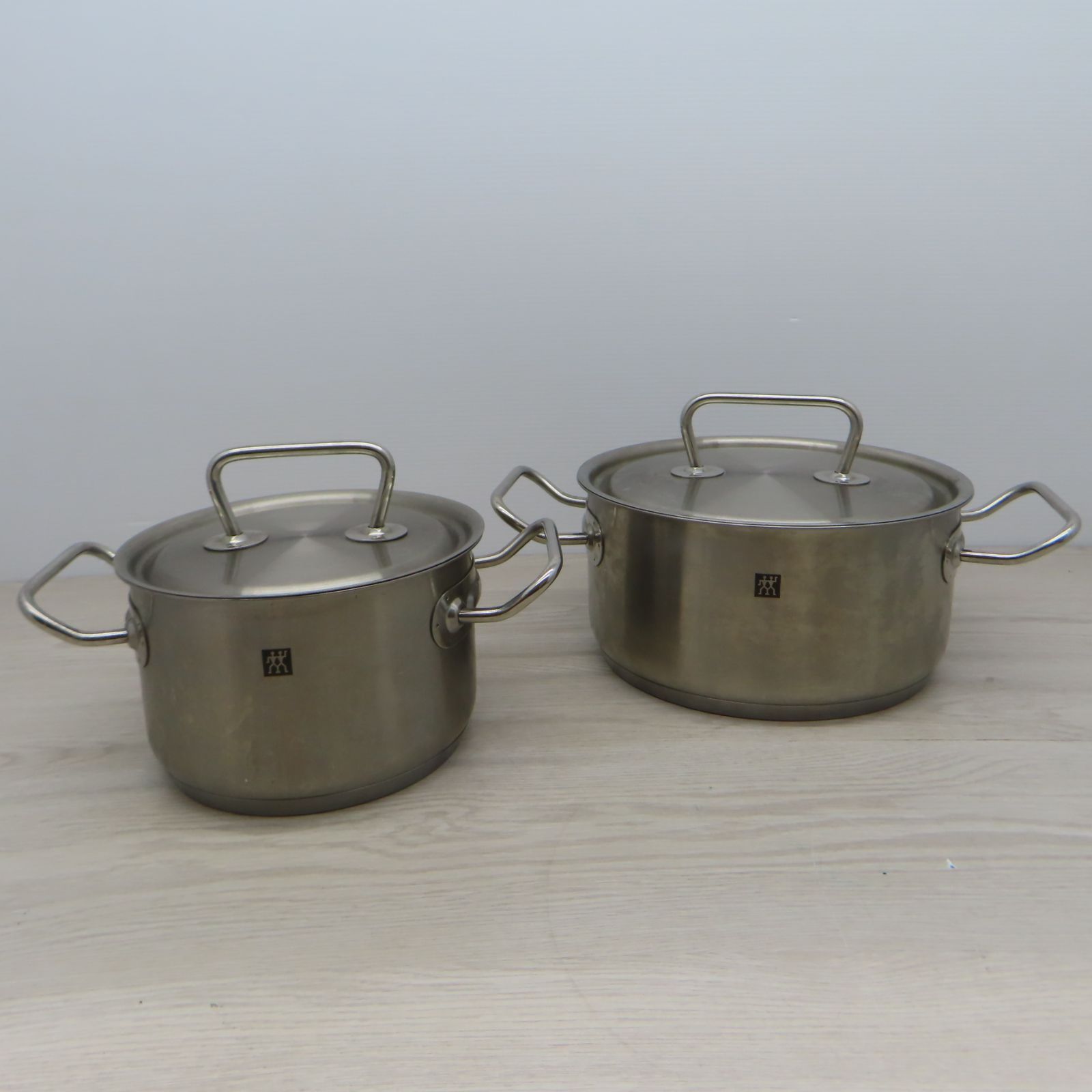 ZWILliNG ツヴィリング 両手鍋 18|10 ステンレススチール 2点セット C5-61
