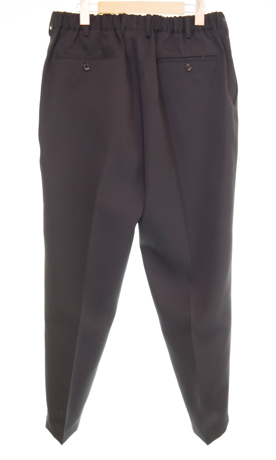 グラフペーパー Graphpaper 23 SS Scale Off Wool Tapered Slacks パンツ GM 231-40169 B ボトムスその他 ブラック 2 103 MB-620