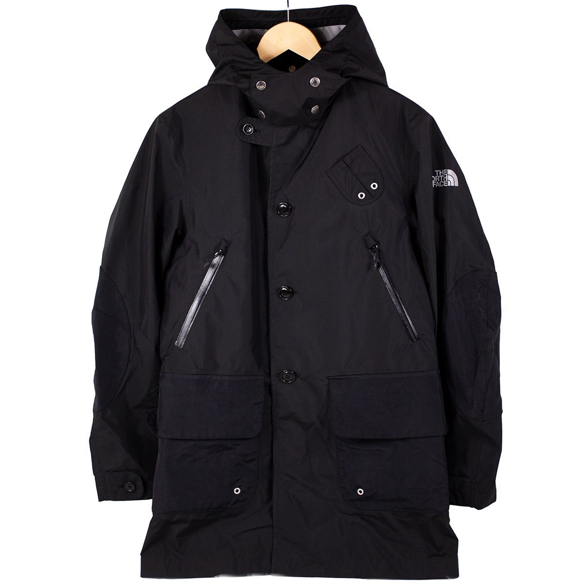 【COMME des GARCONS JUNYA WATANABE MAN 】コムデギャルソン・ジュンヤワタナベ・マン × THE NORTH  FACE ザノースフェイス コラボ ゴアテックス ステンカラーコート マウンテンパーカー WE-C101 Sサイズ