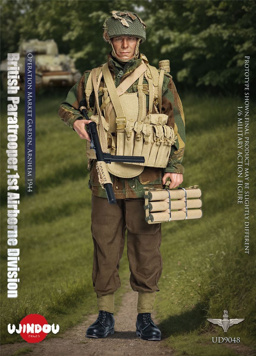 イギリス空挺部隊兵士 オランダ1944年 UJINDOU 1/6 イギリス空挺兵 第1空挺師団 マーケット・ガーデン