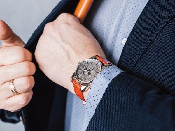 NOZ ダブルムーブメントモデル/レッドジャスパーサンダルウッド天然木