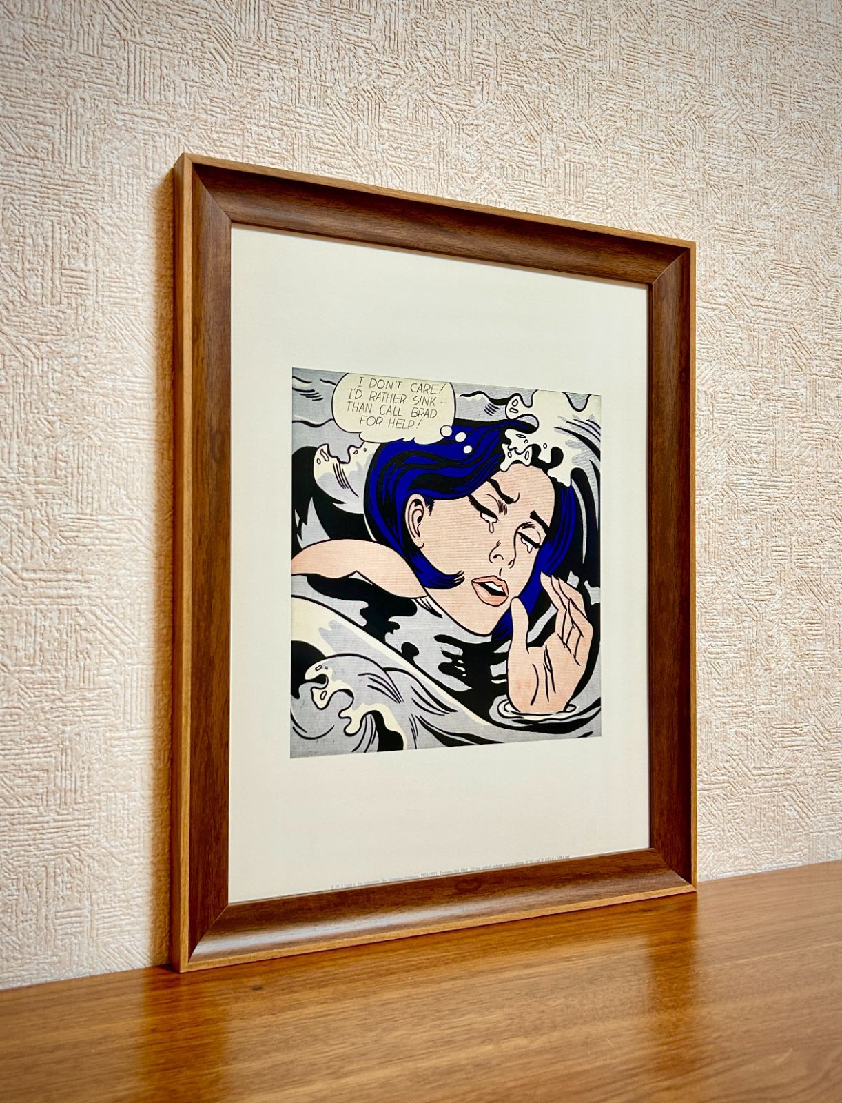 新品☆額縁付アートポスター☆ロイ・リキテンスタイン☆Roy