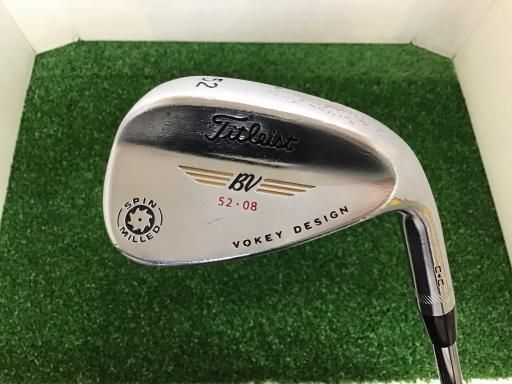 3.中古タイトリストウェッジ VOKEY SPIN MILLED 52°/08° 中古】 タイトリスト VOKEY SPIN MILLED C-C 52°/08° ウェッジ