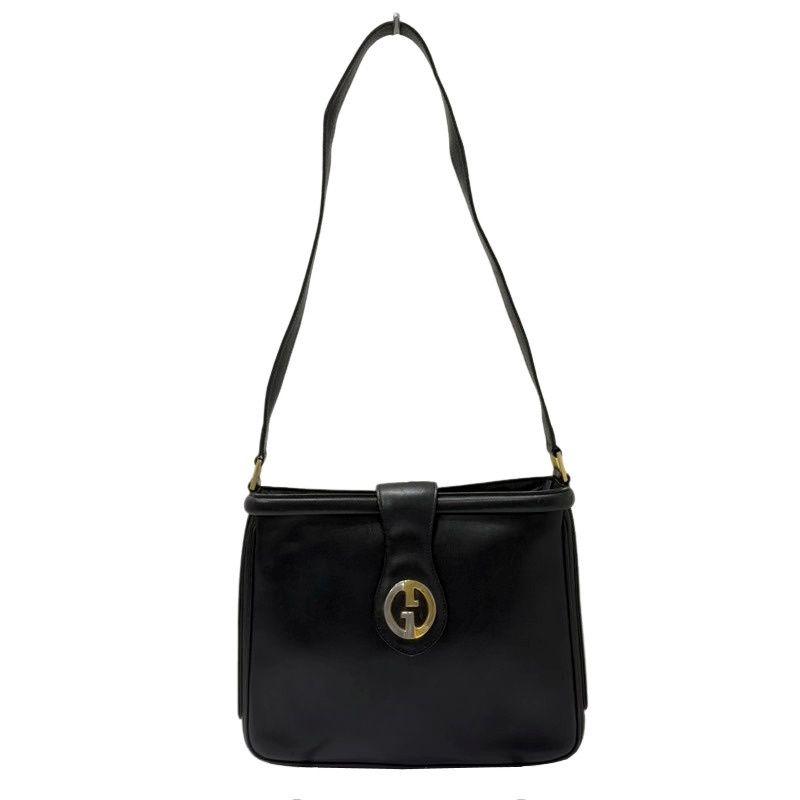 楽天市場】グッチ gucci レザー 黒 ショルダーバッグ 001．3814