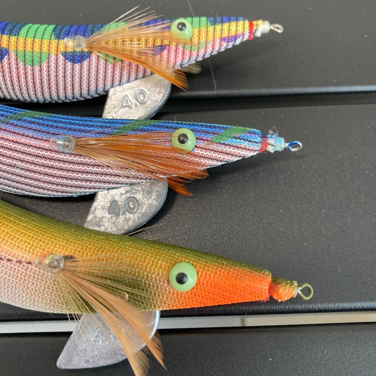 DUEL ヨーヅリ アオリーQ 4号 中古品9個セット 状態良好】 アオリーQ 4号 廃盤 エギ エギセット Egi Squid Jig