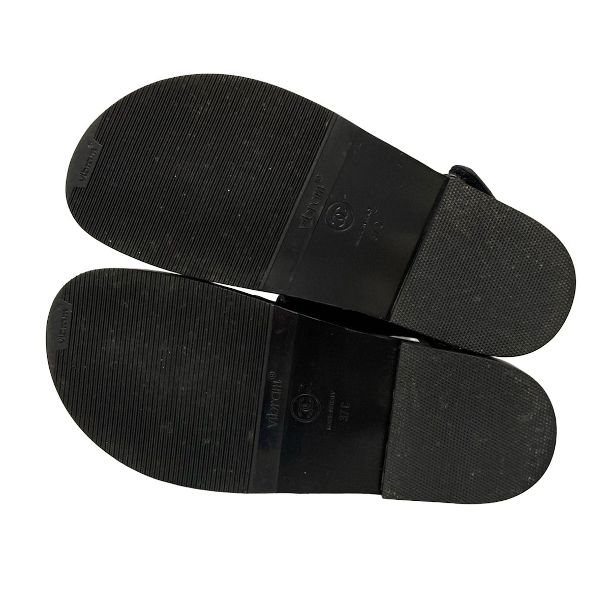 黒 ゴールド金具|ラインストーン|リボン|アウトソール張替済