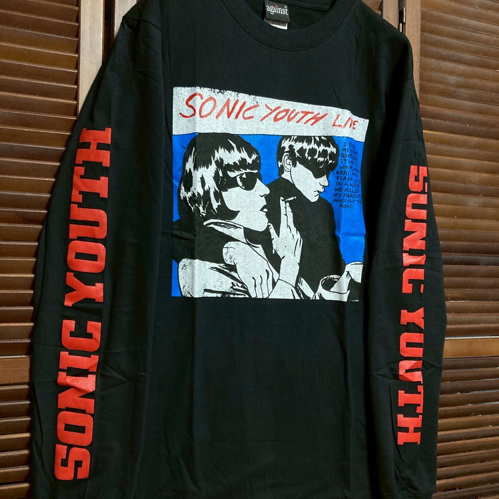 ⭐︎ ソニックユース Sonic Youth ライブ LIVE 黒 バンド Tシャツ 長袖