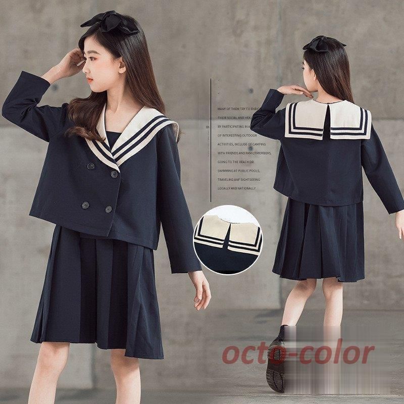 子供服 春秋新作 女の子 フォーマルスーツ 2点セット 長袖ジャケット  