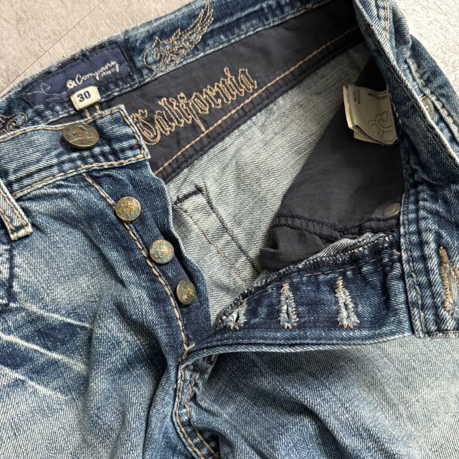 J&company ジェイアンドカンパニー デニムパンツ y2k グランジ J&company ジェイアンドカンパニー デニムパンツ y2k グランジ