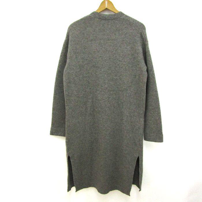 セオリー ロングコート ウール混 アウター レディース Sサイズ グレー  