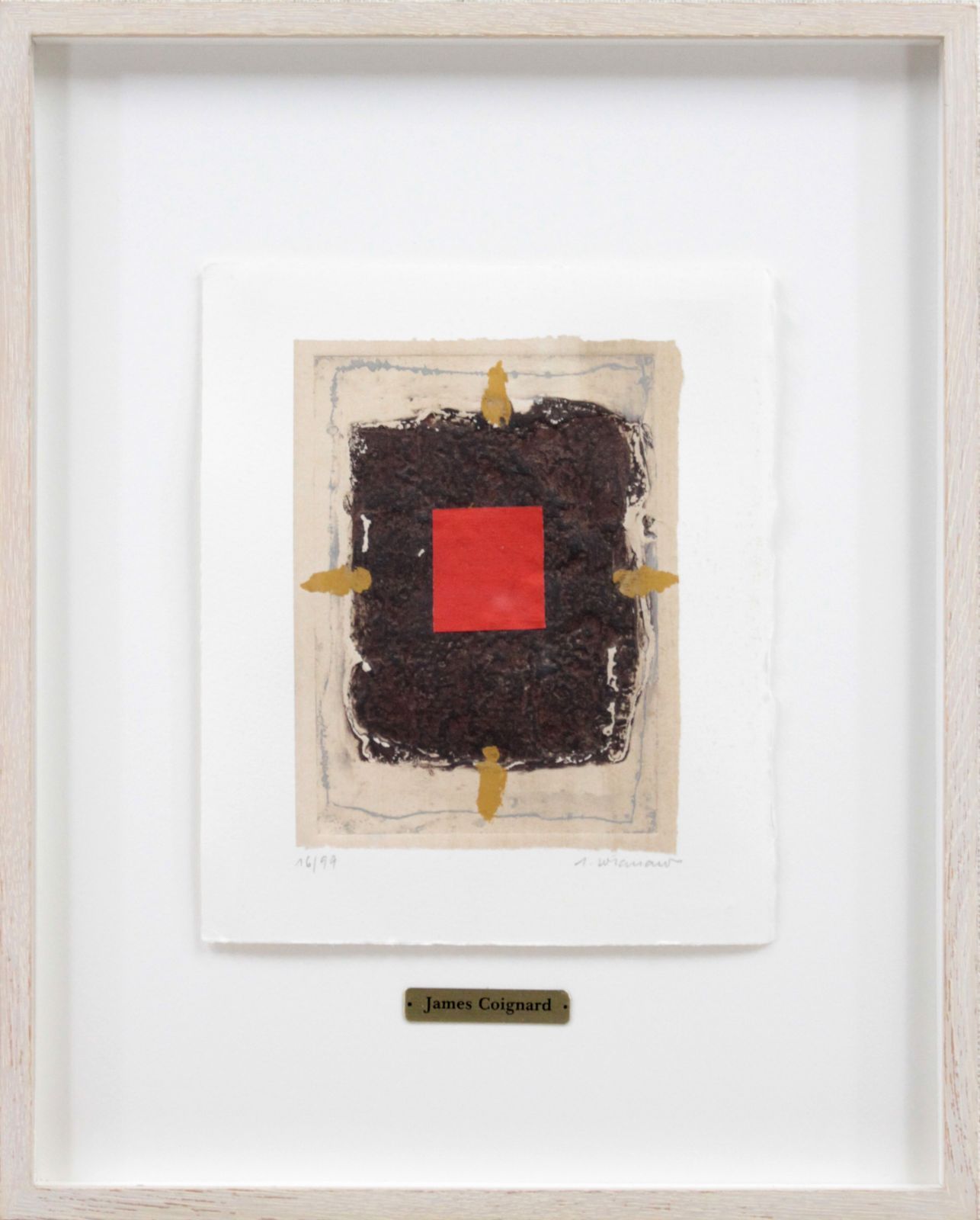 ジェームス・コワニャール『抽象』版画【真作保証】 絵画 ジェームス・コワニャール『抽象』版画【真作保証】 絵画 - メルカリ