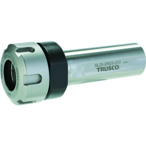 ＴＲＵＳＣＯ ＮＣ旋盤用ストレートシャンクコレットホルダ ＥＲコレットホルダＳＬ型 メトリック シャンク径３２ 全長１２２ ＥＲ３２用