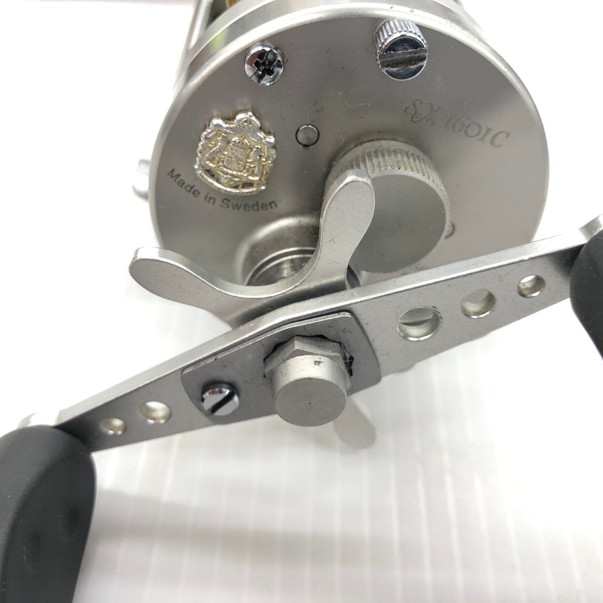 σσ【中古】Abu Garcia アブガルシア ベイトリール モラム キズ有 程度B 替スプール付 SX1601C やや傷や汚れあり σσ【中古】Abu Garcia アブガルシア ベイトリール モラム キズ有