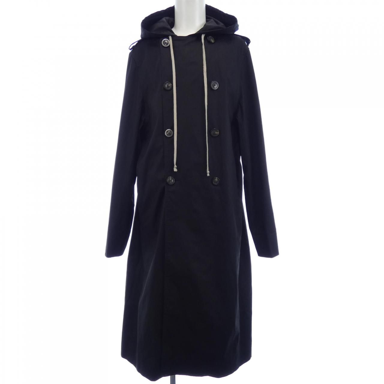 ヴィヴィアンウエストウッド ドルマンウールコート 総柄オーブ 紺×茶