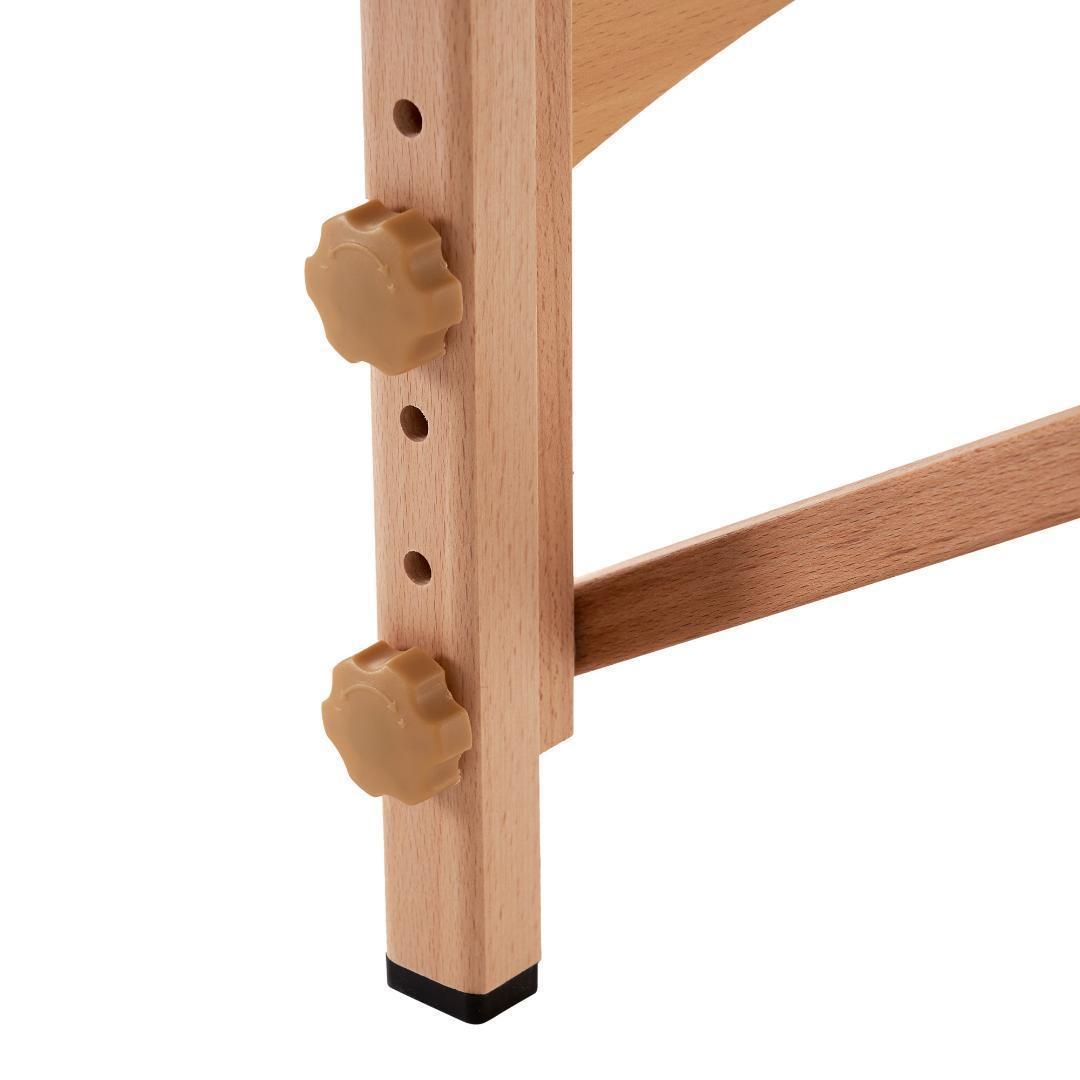 アイボリー】 マッサージベッド 折りたたみ コンパクト ストア 超軽量