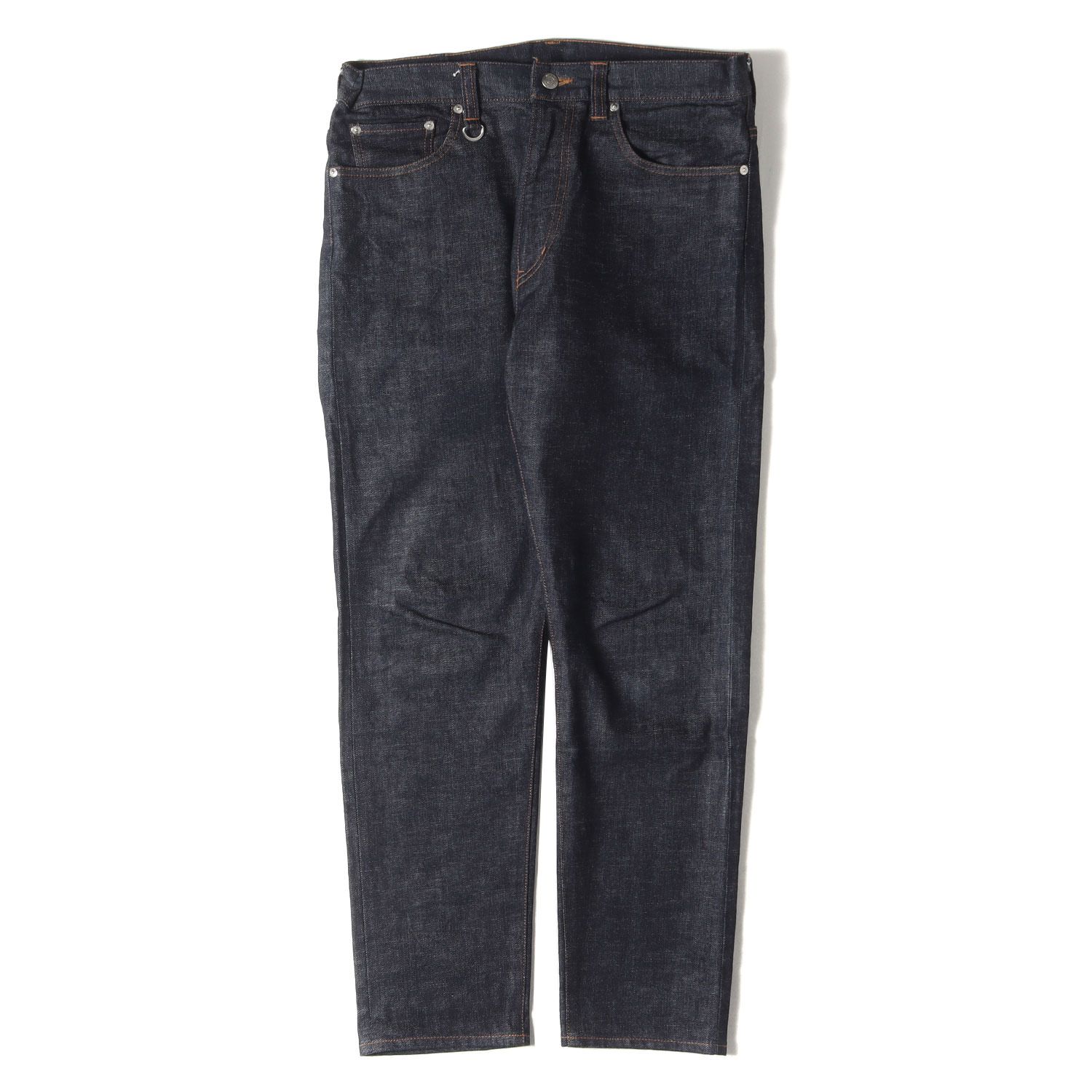 美品 UNIFORM EXPERIMENT ユニフォームエクスペリメント パンツ サイズ:2 23AW ストレッチ リジッド テーパード デニムパンツ (RIGID DENIM TAPERED PANTS) インディゴ ボトムス ジーンズ ジーパン