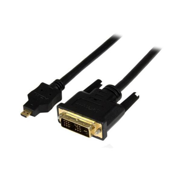 まとめ StarTech.com Micro HDMI-DVI-D変換ケーブル 2m HDDDVIMM2M 1本 ×3セット