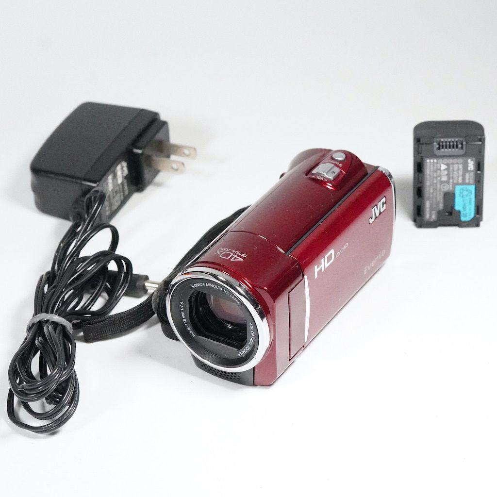 JVC Victor Everio GZ-HM460-R レッド 動作確認済 JVC Victor Everio GZ-HM460-R レッド 動作OK 1週間保証 /1132