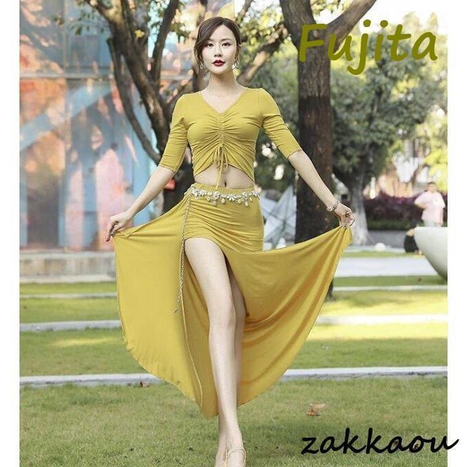 黄色 ベリーダンス セットアップ 【公式通販】