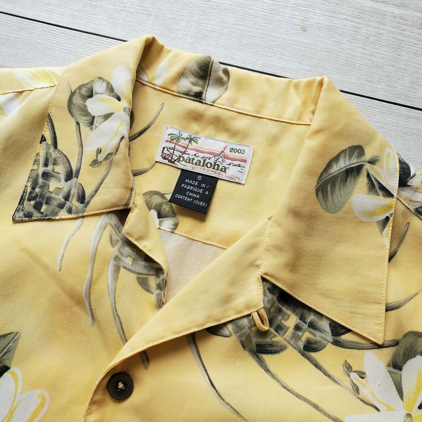 上品な パタゴニア patagonia pataloha 2003 LIMITED EDITION アロハシャツ size S/4321 半袖シャツ  - catherinenewton.com