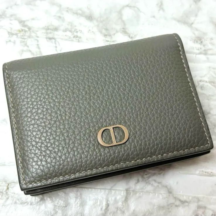 クリスチャンディオール カードケース 名刺 レザー アイコン CD