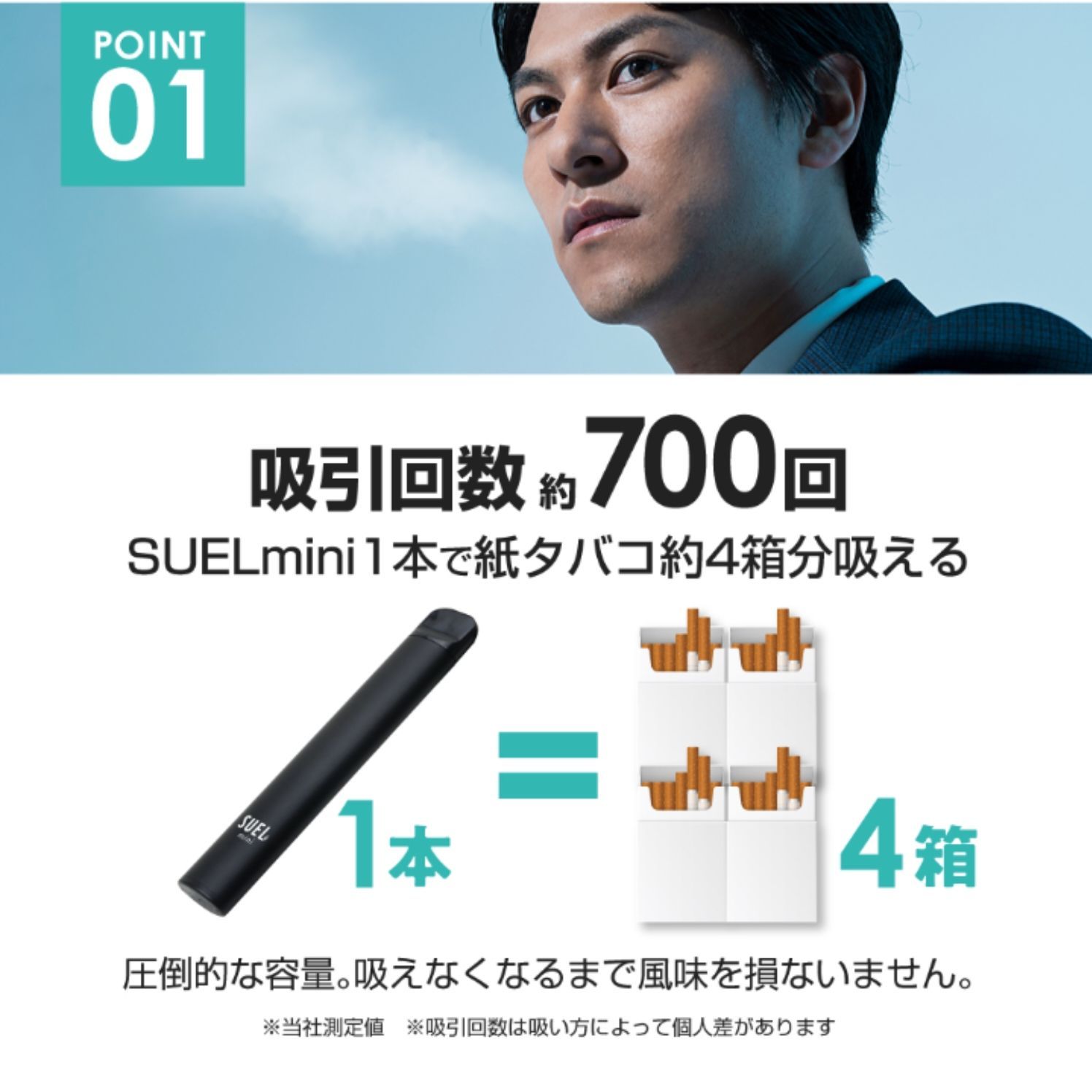 2本セット SUEL mini スエルミニ 電子タバコ 使い捨て VAPE 持ち運び シーシャ 水蒸気タバコ ベイプ 節煙 禁煙サポート ニコチンなし  タールなし スエルミニ 正規品 - メルカリ