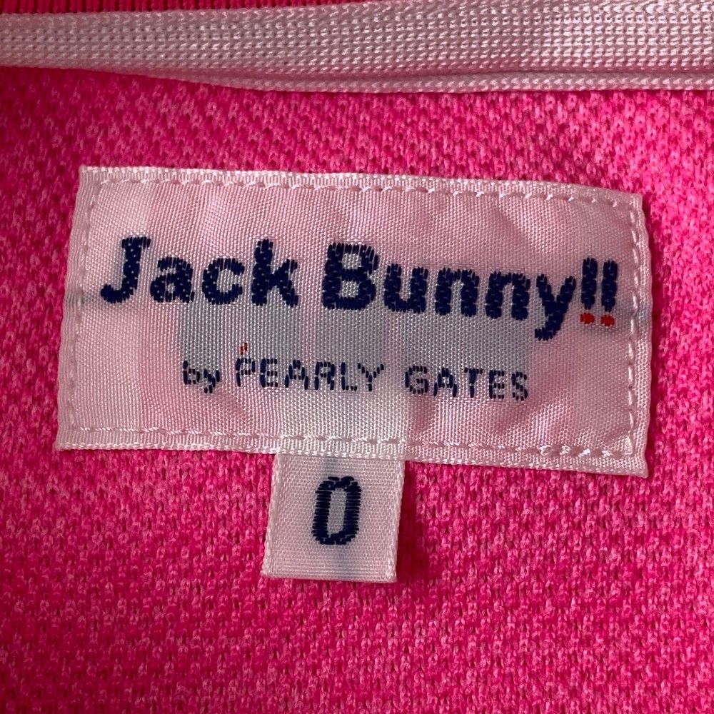 サイズ：0 JACK BUNNY ジャックバニー 半袖ポロシャツ ピンク系