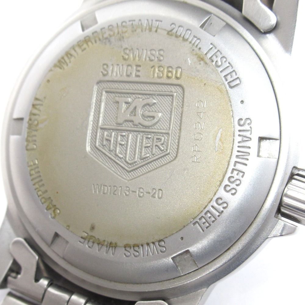 KR217381 タグホイヤー 腕時計 クォーツ プロフェッショナル WD1213 白系文字盤 メンズ TAG HEUER中古